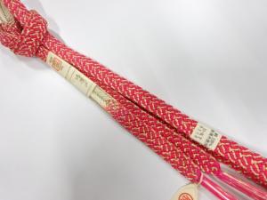 未使用品　正絹　手組帯締め
